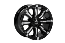 Load image into Gallery viewer, RBP 94R 20x10 8x170 BP / 6 BS 10mm Offset 125mm CB (Hub Centric) Black w/Chrome Inserts Wheel