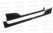 Load image into Gallery viewer, Seibon 02-04 Honda Civic SI TR Style Carbon Fiber Side Skirts