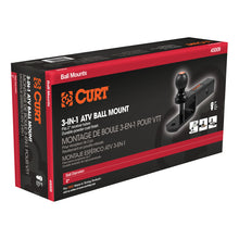 Load image into Gallery viewer, Curt 3-in-1 ATV Ball Mount w/2in Shank &amp; 2in Trailer Ball