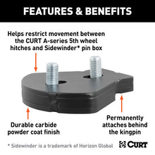 Load image into Gallery viewer, Curt A-Series 5th Wheel Wedge Kit