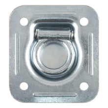 Load image into Gallery viewer, Curt 1-1/2in x 1-1/2in Recessed Tie-Down Ring (5000lbs Clear Zinc)