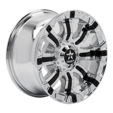 Load image into Gallery viewer, RBP 94R 18x9.0 6x139.7 BP / 5.5 BS 10mm Offset 108mm CB (Hub Centric) Chrome w/Black Inserts Wheel