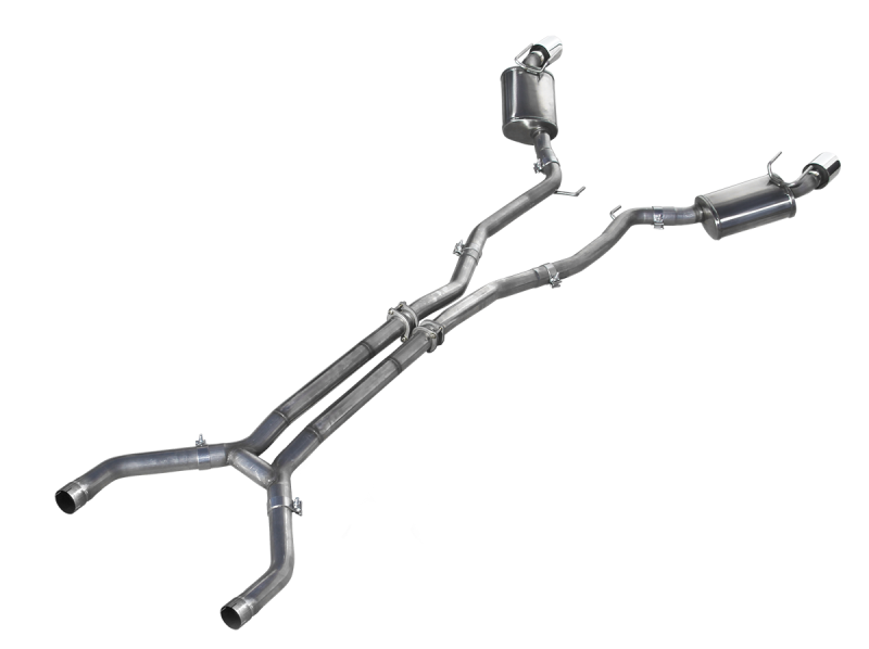 ARH Chevrolet Camaro V8 2010 2015 3in x 3in Stock Full Catback w/ Polished SS Tips