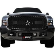Load image into Gallery viewer, RBP RX-3 Series Studded Frame 3pc. Grille 05-07 Ford Super Duty F250/F350 (Except Harley Ed) - Black