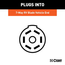 Load image into Gallery viewer, Curt Universal 7-Way RV Blade Trailer Brake Controller Tester