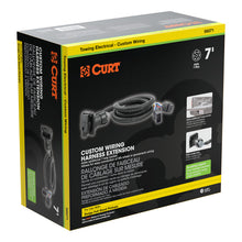 Load image into Gallery viewer, Curt 95-10 Dodge Ram 2500 7ft Custom Wiring Harness Extension (Adds 7-Way RV Blade to Truck Bed)