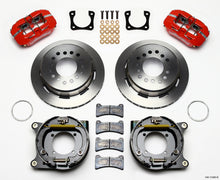 Load image into Gallery viewer, Wilwood Dynapro Low-Profile 11.00in P-Brake Kit - Red Chevy 12 Bolt Spcl 2.81in Off Stag Mount