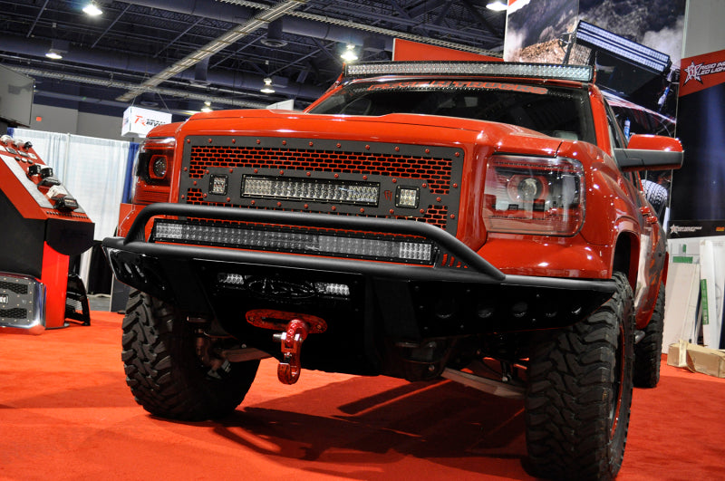 Addictive Desert Designs 14-15 GMC Sierra 1500 Stealth Front Bumper w/ Winch Mount