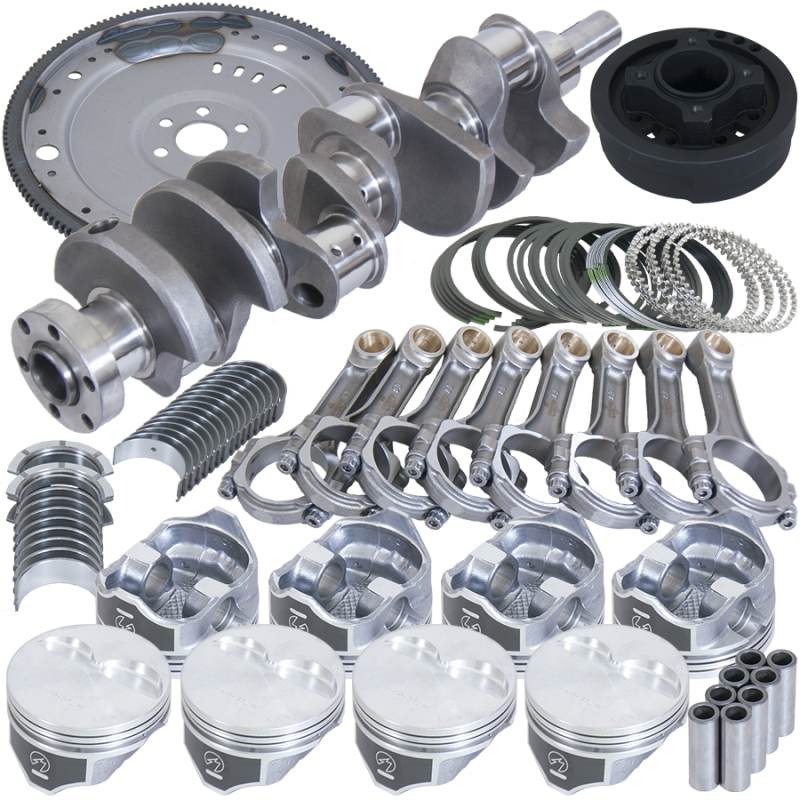 Eagle Ford 302 V-Rib Belts 157 Tooth Flexplate Balanced Rotating Assembly 5.400in I-Beam Stndrd Bore