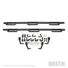 Load image into Gallery viewer, Westin/HDX 07-19 Chevy Silv 2500/3500 Crew (8ft) (Excl Dually) Drop WTW Nerf Step Bars - Blk