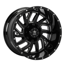 Load image into Gallery viewer, RBP 65R Glock 22x12 5x114.3 BP / 4.75 BS / -44mm Offset 78mm CB Gloss Black w/Machined Grooves Wheel