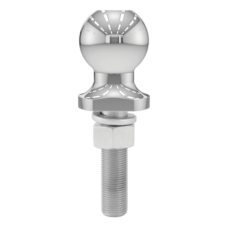 Curt 1-7/8in Trailer Ball (3/4in x 3in Shank 2000lbs Chrome)