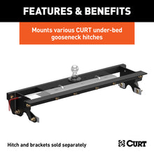 Load image into Gallery viewer, Curt 15-18 Ford F-150 Double Lock Gooseneck Installation Brackets