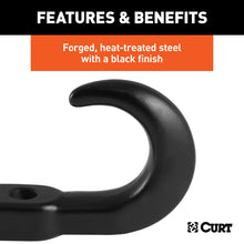 Load image into Gallery viewer, Curt Tow Hook (10000lbs Black)