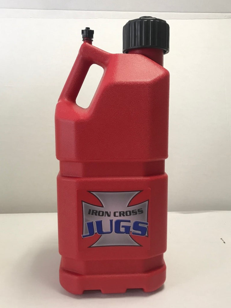 Iron Cross 5 Gallon Utility Jug - Red - 4 Pack