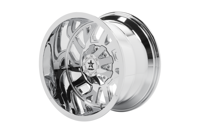 RBP 65R Glock 20x12 6x135/139.7 BP / 4.75 BS -44mm Offset 87mm CB (Hub Centric) Chrome Wheel