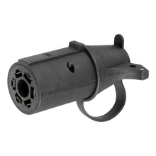 Load image into Gallery viewer, Curt Adapter w/Tester (7-Way RV Blade to 6-Round Trailer Center Pin Auxiliary)