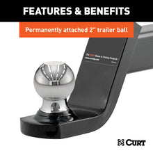 Load image into Gallery viewer, Curt Towing Starter Kit w/2in Ball (2in Shank 7500lbs 4in Drop)