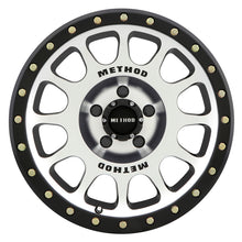 Load image into Gallery viewer, Method MR305 NV 17x8.5 0mm Offset 5x150 116.5mm CB Machined/Black Street Loc Wheel