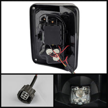 Load image into Gallery viewer, Spyder Jeep Wrangler 07-15 LED Tail Lights Black ALT-YD-JWA07-LED-BK