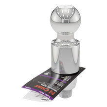 Load image into Gallery viewer, Curt 2in Trailer Ball (1in x 2-1/8in Shank 2in Rise 6000lbs Chrome)