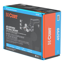 Load image into Gallery viewer, Curt Adjustable Tri-Ball Mount (2in Shank 1-7/8in 2in &amp; 2-5/16in Balls)