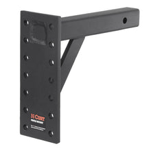Load image into Gallery viewer, Curt Adjustable Pintle Mount (2in Shank 10000lbs 13in High 12in Long)