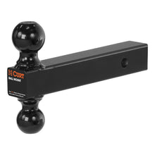Load image into Gallery viewer, Curt Multi-Ball Mount (2in Solid Shank 2in &amp; 2-5/16in Black Balls)
