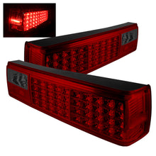 Load image into Gallery viewer, xTune Ford Mustang 87-93 LED Tail Lights Red Smoke ALT-ON-FM87-LED-RS
