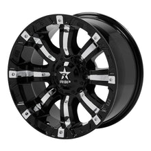 Load image into Gallery viewer, RBP 94R 17x9.0 5x127/139.7 BP / 5 BS 0mm Offset 78mm CB (Hub Centric) Black w/Chrome Inserts Wheel