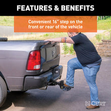 Load image into Gallery viewer, Curt Adjustable Channel Mount Hitch Step