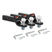 Load image into Gallery viewer, Curt Loaded Ball Mounts w/1-7/8in Balls (2in Shank 3500lbs 2in Drop 3-Pack)