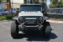 Load image into Gallery viewer, DV8 Offroad 07-18 Jeep Wrangler JK Mesh LED Grill w/o Light - Black