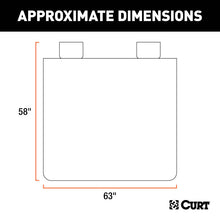 Load image into Gallery viewer, Curt Seat Defender 58in x 63in Removable Waterproof Brown XL Bench Truck Seat Cover