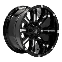 Load image into Gallery viewer, RBP 94R 22x12 6x139.7 BP / 4.75 BS -44mm Offset 78mm CB (Hub Centric) Black w/Chrome Inserts Wheel