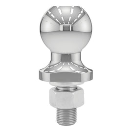 Curt 1-7/8in Trailer Ball (3/4in x 1-5/8in Shank 2000lbs Chrome Packaged)