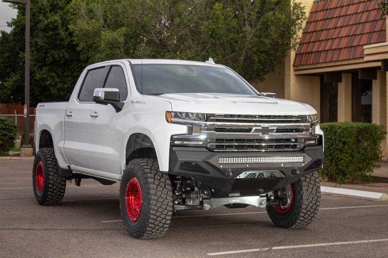 Addictive Desert Designs 2019 Chevrolet Silverado 1500 Stealth Fighter Front Bumper w/ Sensor Cutout