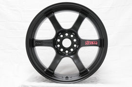 Gram Lights 57DR 17x9.0 +12 5x114.3 Semi Gloss Black Wheel