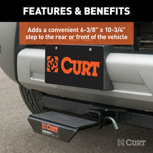 Load image into Gallery viewer, Curt Hitch-Mounted Step Pad (Fits 2in Receiver)
