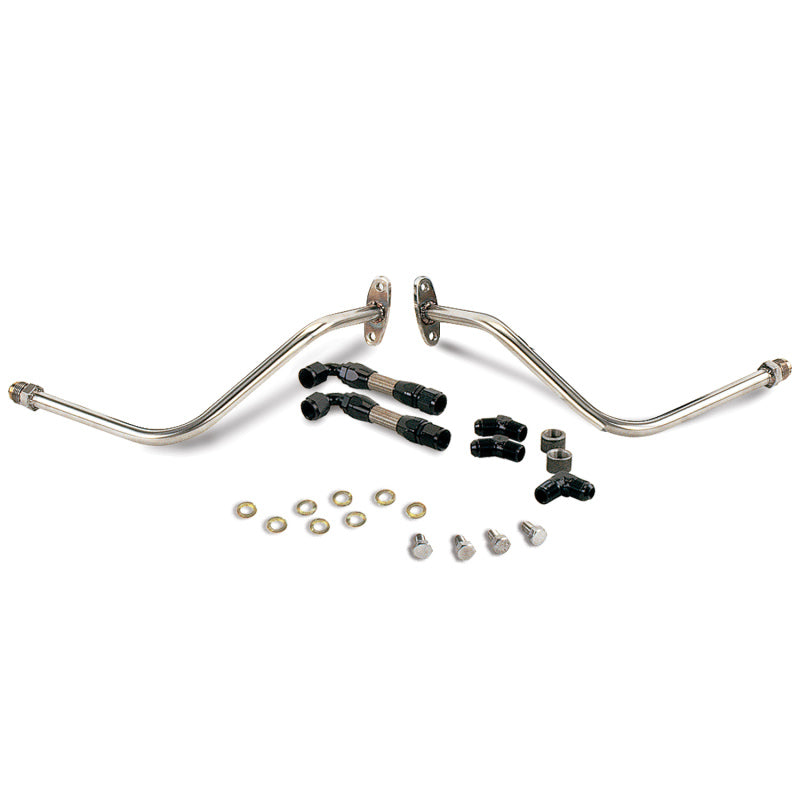 Banks Power Oil Supply Kit for Twin Turbo System - Stock Block