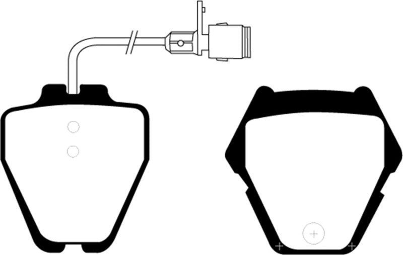 EBC 00-03 Audi A8 Quattro 4.2 (8 Pad Set) Ultimax2 Front Brake Pads