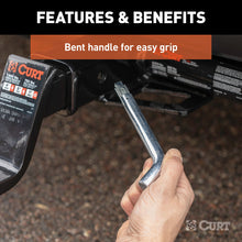 Load image into Gallery viewer, Curt 5/8in Swivel Hitch Pin (2in Receiver Chrome Packaged)