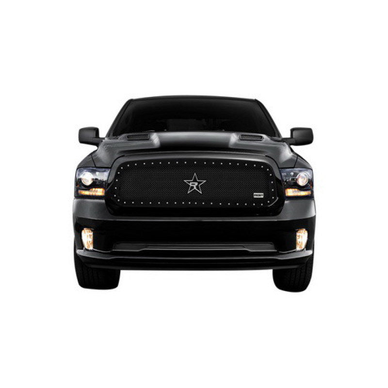 RBP RX-5 Halo Series Studded Frame 1pc. Grille 13-17 Dodge Ram 1500 - Black
