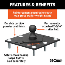 Load image into Gallery viewer, Curt 90-93 Chevrolet C1500 Over-Bed Fixed Ball Gooseneck Hitch