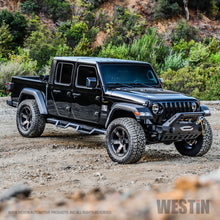 Load image into Gallery viewer, Westin 18-19 Jeep Wrangler JL Stubby Front Bumper - Textured Black