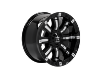 Load image into Gallery viewer, RBP 94R 18x9.0 8x170 BP / 5 BS 0mm Offset 129mm CB (Hub Centric) Black w/Chrome Inserts Wheel
