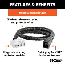 Load image into Gallery viewer, Curt Universal Trailer Brake Controller Harness for OEM Socket