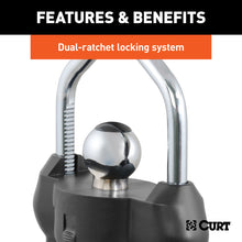 Load image into Gallery viewer, Curt Universal Trailer Coupler Lock (Ballistic Nylon)