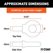 Load image into Gallery viewer, Curt Lunette Eye (45000lbs 3in I.D.)