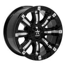 Load image into Gallery viewer, RBP 94R 18x10 8x165.1 BP / 5.5 BS 0mm Offset 121.3mm CB (Hub Centric) Black w/Chrome Inserts Wheel